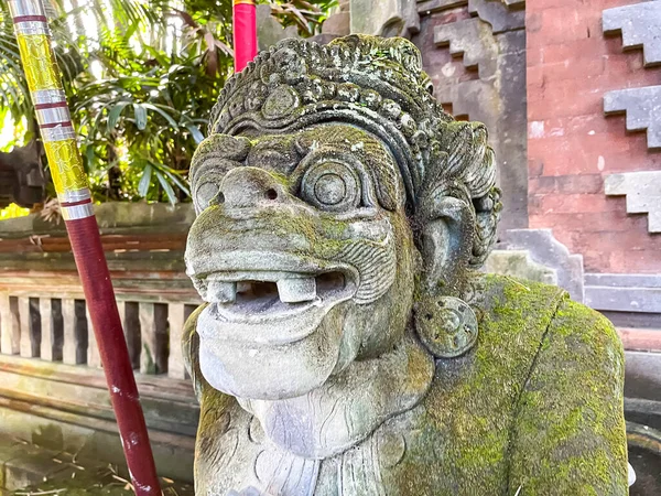 Balinese garden gnome used as decorations on the balinese parks and gardens all around the city