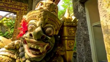 Bali, Endonezya kültürel ve sanat ortamı güzel bir eser ve heykel Bali 'deki kültürel ifade olarak seyahat multimedya içeriği oluşturmada iyidir