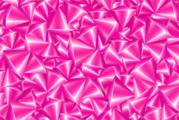 Pink Crystal Background Can Used Background — Stock Vector