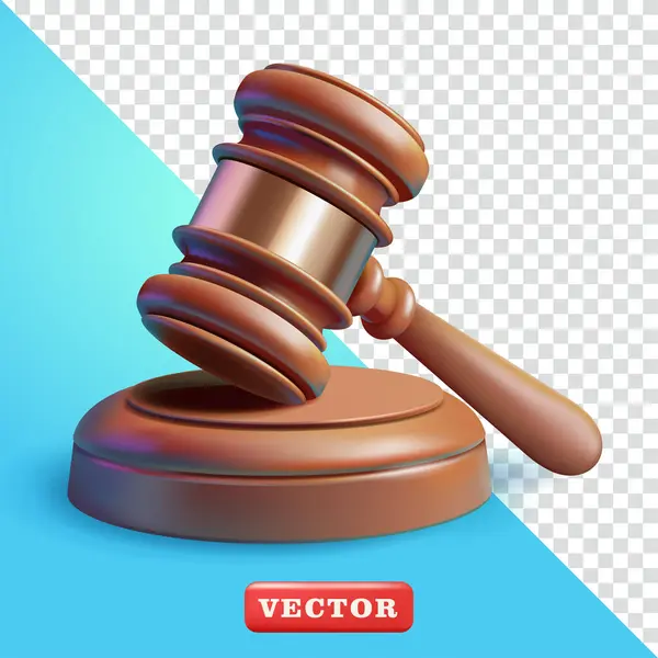 Tokmak, 3 boyutlu vektör. Hukuk, iş ve tasarım unsurlarına uygundur