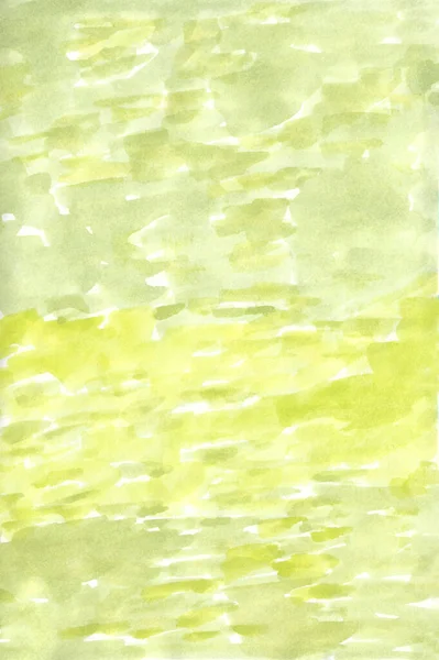 Acuarela Pintura Fondo Abstracto Verde Amarillo Abstracto Acuarela Textura Telón —  Fotos de Stock