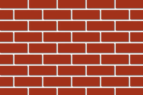 Red Vintage Brick Wall White Background Design Your Product Loft — Stock Photo, Image