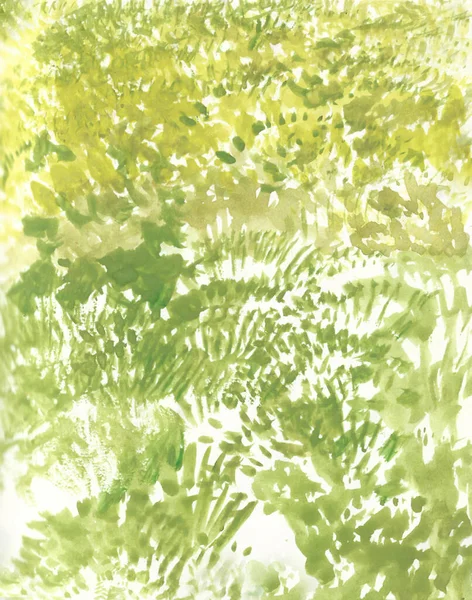 Aquarell Malerei Natur Hintergrund Von Gras Landschaft Oder Abstrakte Aquarell — Stockfoto