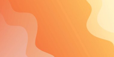 Dalganın turuncu eğimli soyut arkaplanı. Renkli bir geçmiş. Yaz ya da duvar kâğıdı kartı, web, web sitesi, kapak ve afiş için tasarım. Metin için alanı kopyala. resimleme tasarım biçimi.