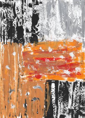 Kağıt üzerindeki akrilik resimlerle soyut doku arka planı. Renkli soyut sanat. Modern sanat tasarımı veya dekorasyonu için fırça darbesi tekniği. Duvar dekorasyonu için resim. El boyaması tarzı. dikey