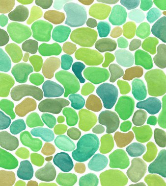 Watercolor painting geometric shape, gradient green abstract background on paper. illustration for advertising background, spring or springtime, cover, card and banner. Hand painted texture style.