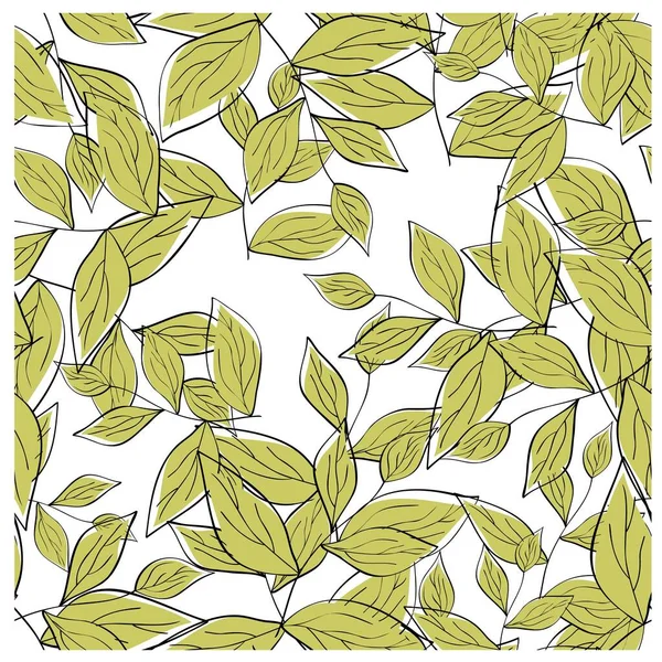 Spring Botanical Print Vector Retro Floral Seamless Pattern Seamless Pattern — стоковый вектор