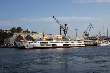 İstanbul Boğazı 'ndaki feribot.