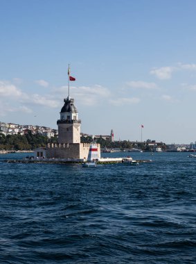 kz kulesi istanbul şehri Bakire Kulesi