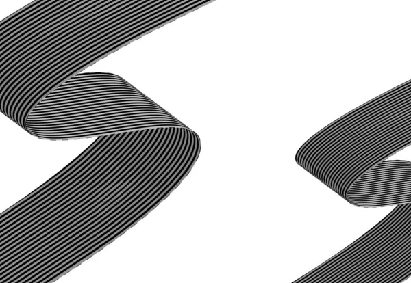 ベクトルアブストラクトエレガントな黒とグレーのストリップ背景 — ストックベクタ