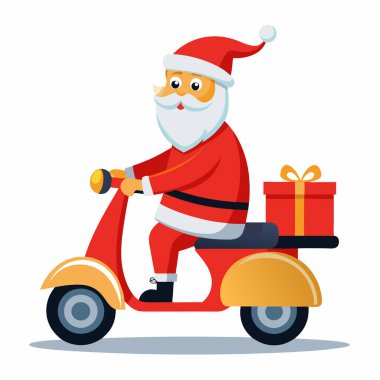 Noel Baba karakter vektörü