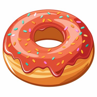 Beyaz arka planda yemlenmiş çörek izole edilmiş