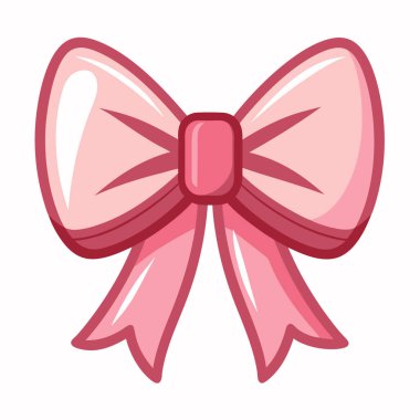 Pembe-yay-beyaz arka planda izole edilmiş