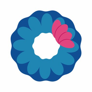 Srunchie-bow-tecrit edilmiş beyaz arkaplan