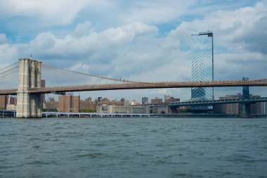 Brooklyn Köprüsü, New York Şehri.