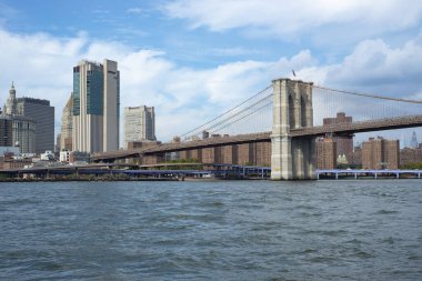 Brooklyn Köprüsü, New York Şehri.