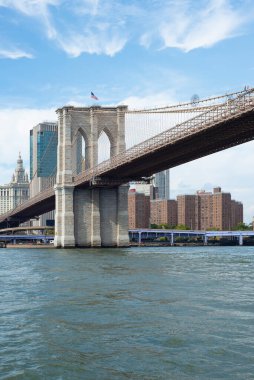 Brooklyn Köprüsü, New York Şehri.