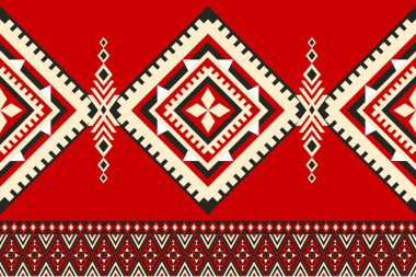 Renkli Amerikan Yerlisi modeli, Navajo tasarımı. Yerli Amerikan süsü. Dekorasyon, giysi, kumaş, tekstil, moda için geleneksel geometrik arkaplan.