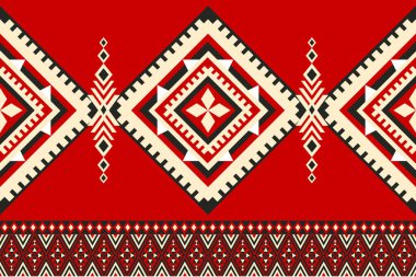 Colorful Native American pattern, Navajo design. Native American ornament. Abstract geometric background traditional ethic for decoration, clothing, fabric, textile, fashion. clipart