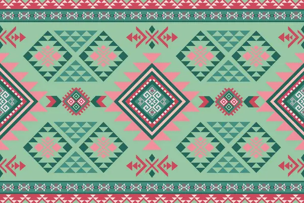Yerli Amerikan modeli, Navajo tasarımı. Yerli Amerikan süsü. Dekorasyon, giysi, kumaş, tekstil, moda için geleneksel geometrik arkaplan.