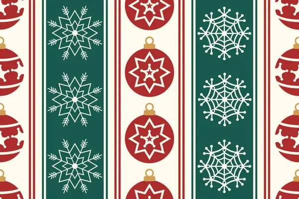Kusursuz bir Noel deseni. Noel kartı, afiş, ambalaj, duvar kâğıdı, tekstil, moda dekorasyonu için kar taneleri, Noel balosu ve süsleri..