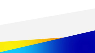 Sunum için soyut mavi ve turuncu arkaplan canlandırması