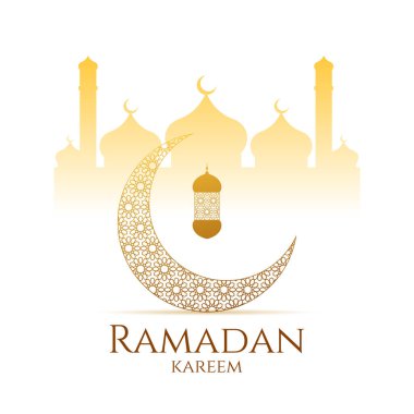 Basit altın İslami arka plan. ramadan kareem vektör tasarımı.