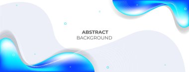 blue gradient fluid background with wavy lines. vector illustration clipart