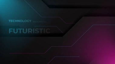 Yakın plan mavi ve pembe fütürist arkaplan tasarımı teknoloji sunumları, dijital pazarlama kampanyaları ve modern web sitesi temaları için idealdir..