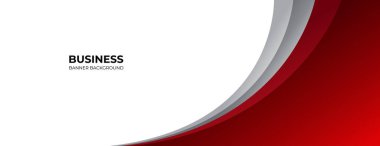 Şirket afişi, iş sunumu, poster, günlük kapağı için kırmızı gri soyut dalga arkaplanı.