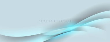 mavi ışık ile üst üste binen beyaz dalgalı çizgiler