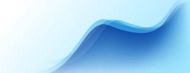 mavi ve beyaz katmanlı dalga soyut arkaplanı