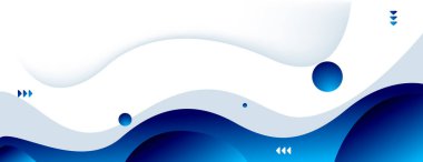 mavi ve beyaz dalga sıvısı soyut arkaplan