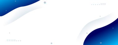 Geometrik şekilli mavi ve beyaz minimalist arkaplan