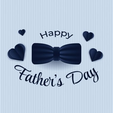 Babalar günü tebrik kartı, mavi ve siyah renkte. Babaları kutlamak için uygun. Babalar Günü 'nde yürekten dilekler göndermek için mükemmel..