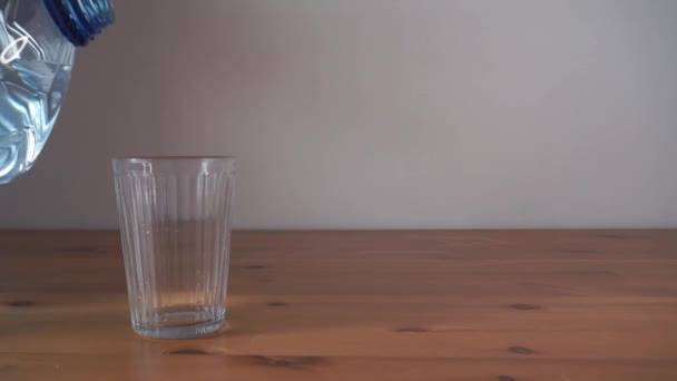 Bottle Glass Refreshing Lifes Essence — Stock Video