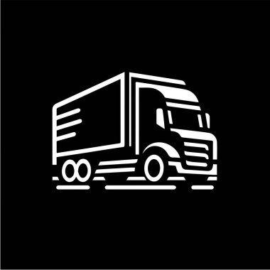 Logo kamyonu taşıma ana hatları otomobil şirketi etiketi markası endüstriyel