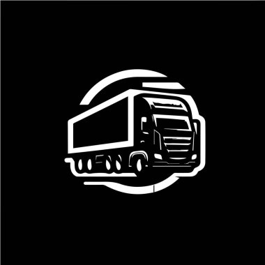 Logo kamyonu taşıma ana hatları otomobil şirketi etiketi markası endüstriyel