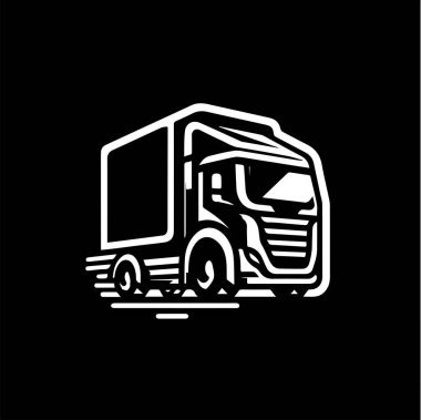 Logo kamyonu taşıma ana hatları otomobil şirketi etiketi markası endüstriyel