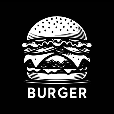 burger illustration graphic isolated concepts brand modern clipart