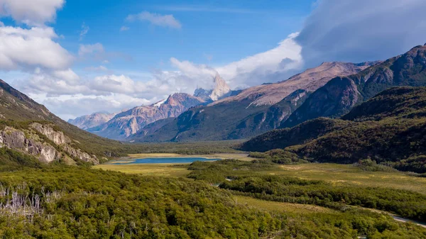 Bellissimo Paesaggio Della Patagonia Delle Ande Catena Montuosa Laghi Bariloche — Foto Stock