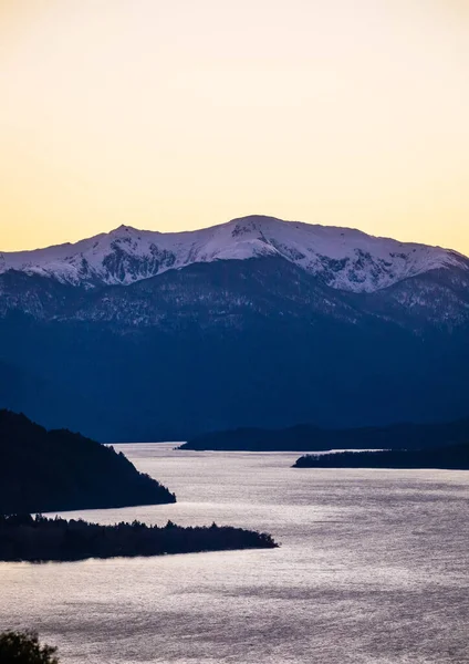 Прекрасний Пейзаж Патагонії Анд Гірського Хребта Озер Барілоче Аргентина High — стокове фото