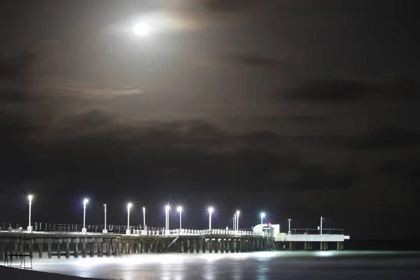 stock image Fishermans pier at night. Long exposure. High quality photo