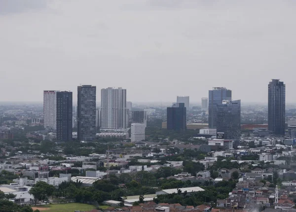 Джакарта Индонезия Апреля 2023 Года Прекрасный Вид Город Джакарта Городскими — стоковое фото
