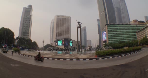 Jakarta Indonesia Mjune 2023 Traffic Density Jakarta Afternoon Work Hours — Stock Video