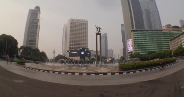 Jacarta Indonésia Mjune 2023 Densidade Tráfego Jacarta Tarde Após Horário — Vídeo de Stock