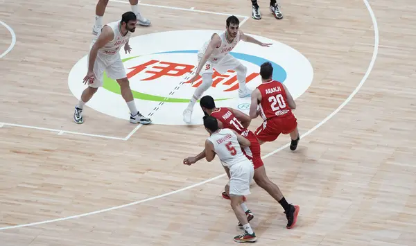 Basketbol Maçı Basketbol Ligi — Stok fotoğraf