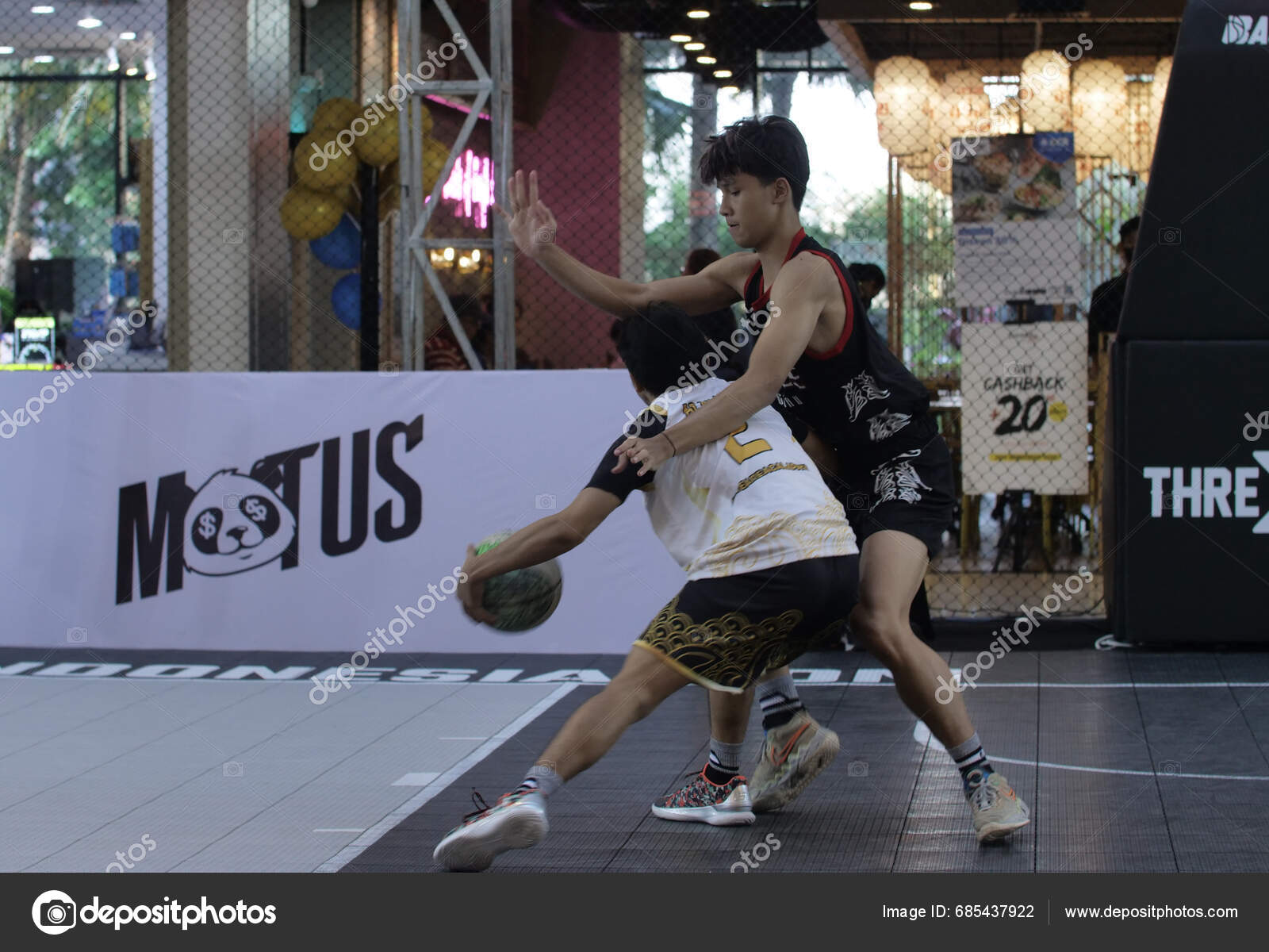 Jakarta Indonesia Nov 2023 Basketball Game Mall – Stock Editorial Photo
