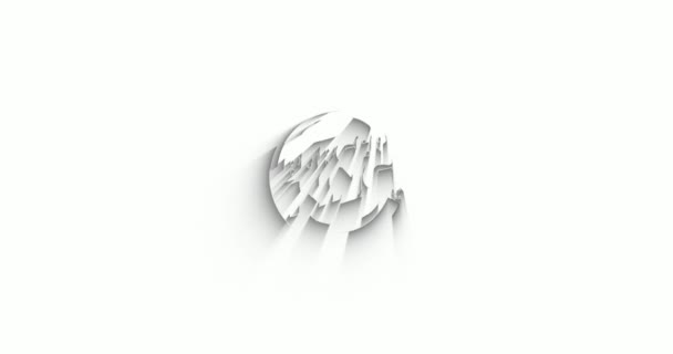 Jacarta Indonésia Março 2024 Burger King Logo Animation White Background — Vídeo de Stock