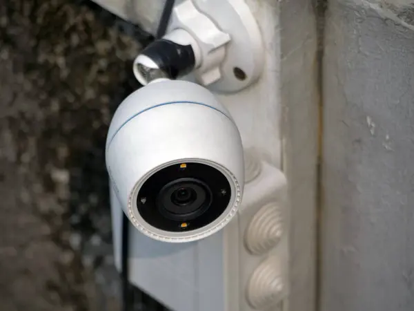 stock image Jakarta, indonesia - June 20, 2024 : CCTV camera for security. home security system concept.